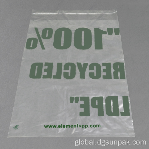 100% grs HDPE LDPE PP PE recycled polybags